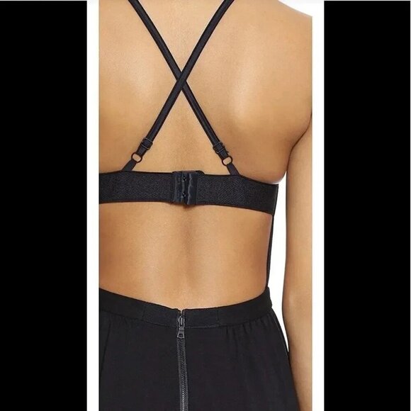 Air By Alice + Olivia Women's Cross Back jumpsuit SIZE 2 - Picture 2 of 12
